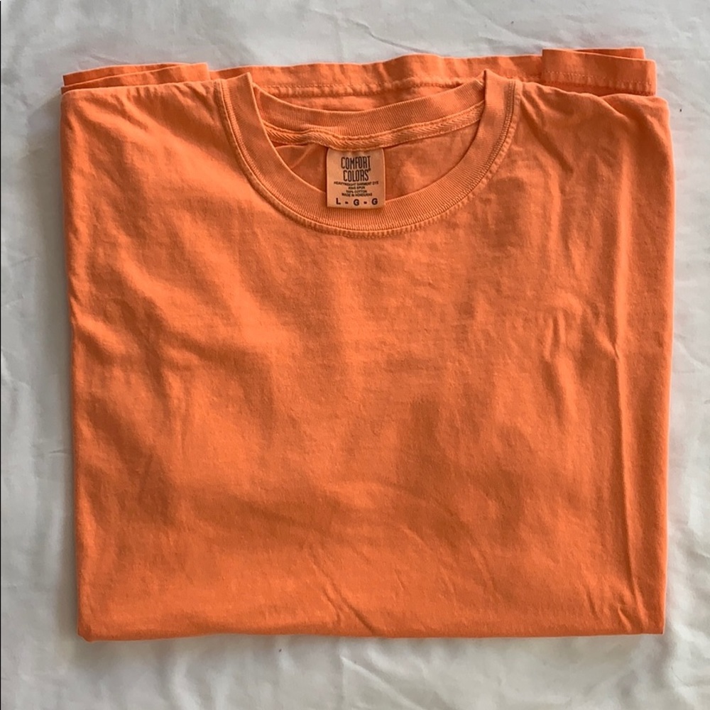 Comfort Colors L Orange T Shirt